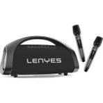 Lenyes S873 V5.3 Siyah Rgb Işıklı Taşınabilir Kumandalı&mikrofonlu Tws Bluetooth Speaker Hoparlör