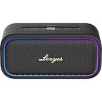 Lenyes S891 Rgb Işıklı Taşınabilir Su Geçirmez Otg-tws Bluetooth Hoparlör V5.3 80w Siyah