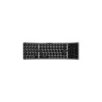 Lenyes WK110 Num Touch Pad Özellikli Katlanabilir Bluetooth Bağlantılı Kablosuz Klavye Siyah