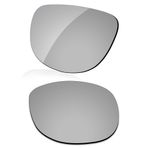 LenzReborn Ray-Ban RB4147-60 Sunglass ile Uyumlu Polarize Lens Değiştirme - Daha Fazla Seçenek, Gümüş Gri - Polarize Aynalı, One Size
