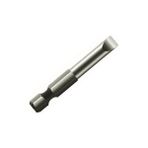 Leo 25 Adet Sl 5.0x0.8 50MM ¼’’ S2 Kalite Mıknatıslı Bits Düz Matkap Ucu,tornavida Ucu - Gri