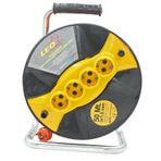 Leo 3x1.5 mm 50 mt Seyyar Makaralı Uzatma Kablosu