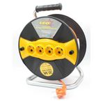 Leo 3x2.5 mm 30 mt Seyyar Makaralı Uzatma Kablosu
