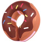 Leo IRis Ameliyat Sonrası Şişme Köpek Konisi Koruyucu Köpek Donut Yaka Büyük Orta Köpekler için Küçük Kediler için Ayarlanabilir E Yaka Donut Isırmayı Önlemek için Pompa ile Tırmalama Yalama