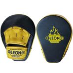 Leon Captain Çukur Lapa Sarı Profesyonel Unisex Kick Boks Lapası
