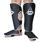 Leon Classic Muay Thai ve Kick Boks Ayak Kaval Koruyucu Siyah (XL)