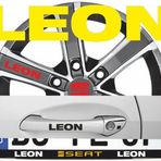Leon Kapı Kolu Sticker Yapıştırma 8Adet 1