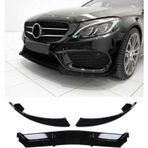 Leon Part Çmk Mercedes W205 2015 2018 C Serisi Parlak Siyah Ön Lip Brabus
