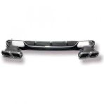 Leon Part Çmk Mercedes W213 2017 E63 Silver Difüzör ve Egzoz Seti