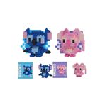 LEON TOYS Stitch ve Angel Bricks Karakter Figürü 3d Yapboz Puzzle Yapı Oyuncakları paket ambalaj