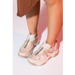 LEONA Bej Kadın Spor Sneakers