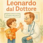 Leonardo dal Dottore: Sottotitolo: Prima visita pediatrica spiegata con immagini a colori: storia rassicurante 3–6 anni, routine dell’ambulatorio e lettura ad alta voce