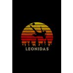 Leonidas Name Gift Personalized Football Notebook Planner, Checklist Journal for Soccer Sport Lovers: Mom, Over 110 Pages, 5.24 x 22.86 cm, Gym, A Blank, 6x9 inch, Bill, A5, To-Do List, Planner