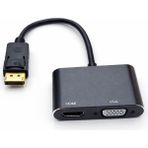 Leonpro Display To Hdmı+Vga Çevirici Dönüştürücü Adaptör - Siyah