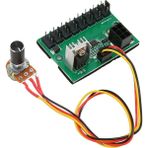 Leonpro Fan Hız Kontrol Modülü 2 Pin 3 Pin 4 Pin Uyumlu Potansiyometre Fan Çoklayıcı - Gri - 1 m