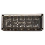 Leonpro Rgb 10 Port Hub 12V 4-Pin Fanlar ve Soğutucu Için Aura Sync Rgb Adaptörü - Siyah