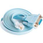 Leonpro RJ45 To RS232 Seri Com Port Cisco Consol Kablo - Siyah
