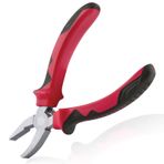 LEONTOOL 15,2 cm Breaker Grozer Pense Cam Grozing Pense Cam Mozaik Kırma Aleti Renkli Cam Aksesuar Cam Kesme Aleti Vitray İşleri ve Anahtarlık Donanım Kurulumu için Cam Kesme Aleti, TPR Sap