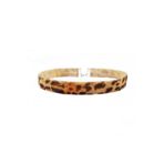 Leopar Desen Kadın Choker Tasma Kolye BS2586