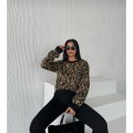 Leopar Desenli Kazak - Standart