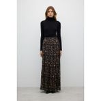 Leopar Desenli Pileli Uzun Etek Standart Renk K2615059_089 - 38