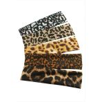 Leopar Desenli Saç Bandı 6 Cm