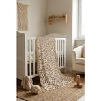 Leopar Desenli Soft Touch Termal Bebek Battaniyesi CBT0009