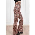 Leopar Desenli Yüksek Bel Tayt -1 6079-22