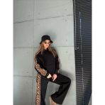 Leopar Detaylı Oversize Eşofman Takımı