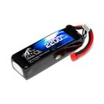Leopard Power 2200 mAh 14.8V 4S 25C Lityum Polimer Lipo Batarya Pil T Plug - Siyah