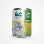 Leo's 12x400 gr Sığır Parça Etli Soslu Kedi Konservesi