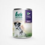 Leo's 6x400 gr Kuzu Parça Etli Soslu Yavru Köpek Konservesi