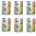 Leo's 6x400 gr Somon Parça Etli Soslu Kedi Konservesi