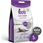 Leo's Cat Litter Lavanta Kokulu Kalın 5 lt Bentonit Kedi Kumu