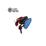 LEOS MOTOR Motosiklet Gidon Aynası - Her Motora Uyumlu - Kırmızı Yan Ayna