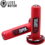 LEOS MOTOR Protaper Motosiklet Elcik Takımı Kırmızı - Her Motora Uyumlu - Universal