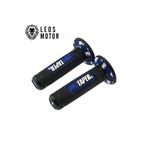 LEOS MOTOR Protaper Motosiklet Elcik Takımı Siyah -Mavi - Her Motora Uyumlu - Universal