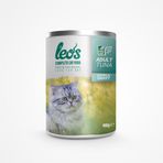 Leo's Ton Balıklı Parça Etli Soslu Konserve Yetişkin 24x400 gr Kedi Maması
