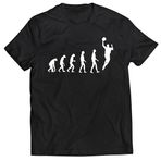 lepni.me Erkek Tişört Evolution Basketbol Sokak Sepeti Ich Liebe Bu Oyun Harika Taraftar Hediyesi, Siyah Beyaz, XXL