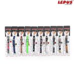 Lepus 10'lu Paket 10x30 cm Deri Desenli Kedi Boyun Tasması