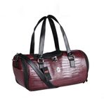 Lepus 23x46x23 cm Bordo Duffle Bag Kedi Köpek Taşıma Çantası