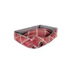 Lepus Bordo Xlarge 68x92x27 cm Köpek Yatağı