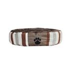 Lepus Kahverengi 57x16 cm Yumuşak Dolgulu Peluş Simit Kedi Yatağı