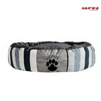 Lepus Lacivert 57x16 cm Yumuşak Dolgulu Peluş Simit Kedi Yatağı