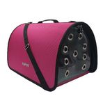 Lepus Pembe Fly Bag Kedi Taşıma Çantası
