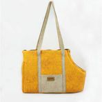 Lepus Sling Bag Kedi Ve Köpek Taşıma Çantası Hardal 25X47x32 Cm