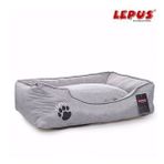 Lepus Soft Gri M 60x44x22 cm Köpek Yatağı