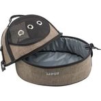 Lepus Ufo Bag Kahverengi Kedi Köpek Taşıma Çantası