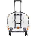Lepus Wheel Bag 4 Teker Kedi Ve Kopek Valiz 42-45-25Cm Seffaf