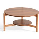 Lera Homes Orta Sehpa, Ahşap Sehpa, Modern Sehpa, Middle Table - CEVİZ